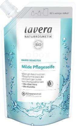 Produktfoto zu Nachfüllbeutel basis sensitiv milde Pflegeseife 500 ml