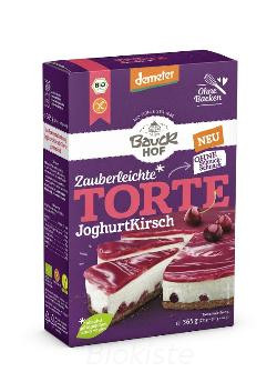 Produktfoto zu Joghurt Kirsch Torte Backmischung