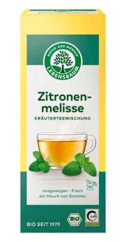 Produktfoto zu Kräutertee Zitronenmelisse im Teebeutel