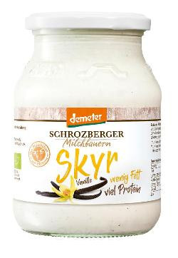 Produktfoto zu Skyr Vanille im Glas Demeter