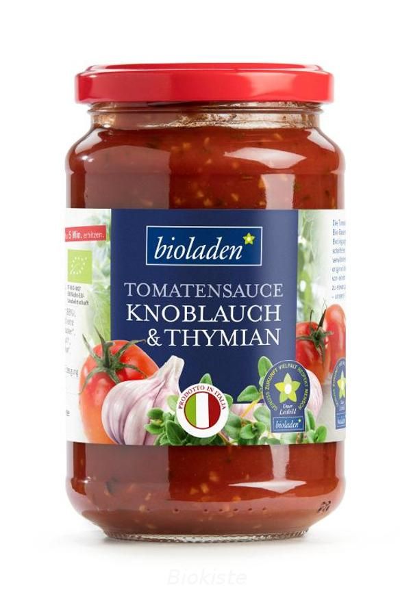 Produktfoto zu Tomatensauce Knoblauch