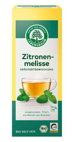 Produktfoto zu Kräutertee Zitronenmelisse im Teebeutel