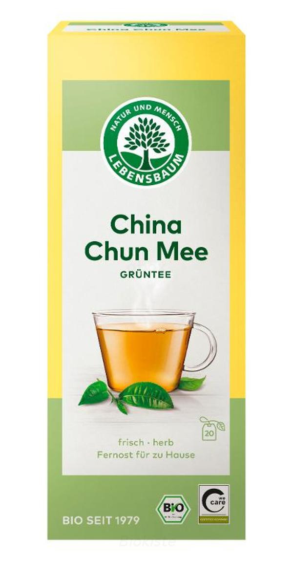 Produktfoto zu Grüntee China Chun Mee im Teebeutel