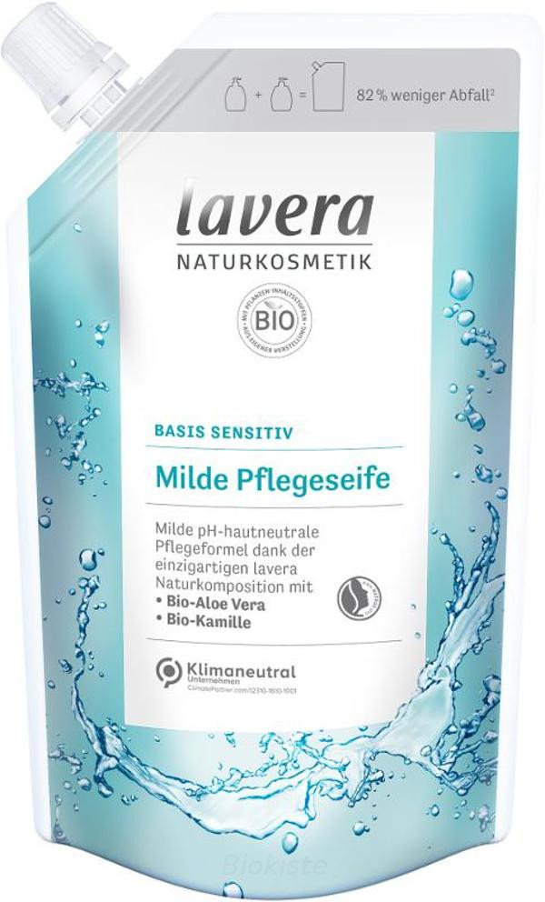 Produktfoto zu Nachfüllbeutel basis sensitiv milde Pflegeseife 500 ml