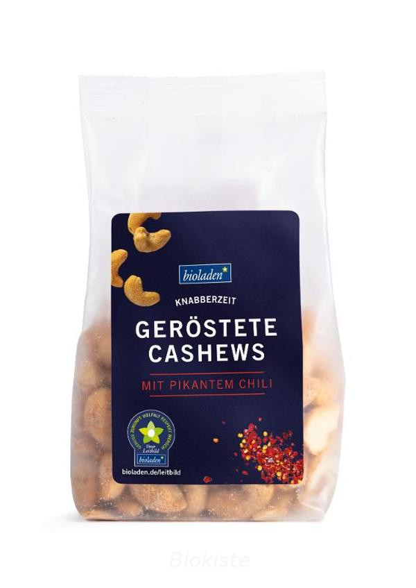 Produktfoto zu geröstete Cashews pikant