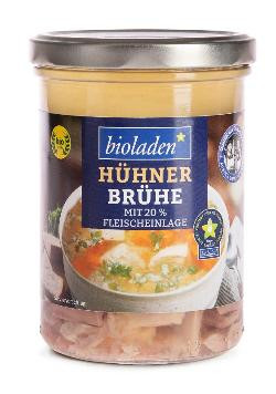 Produktfoto zu Hühnersuppe mit Einlage biolad