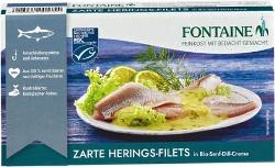 Produktfoto zu Heringfilets Senf in Dill Creme