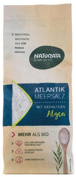 Produktfoto zu Atlantik Meersalz mit jodhaltigen Algen