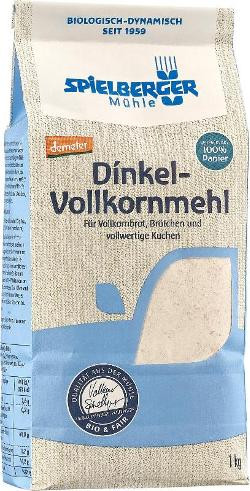 Produktfoto zu Dinkelvollkornmehl demeter