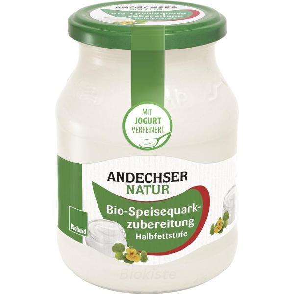 Produktfoto zu Speisequark Zubereitung 500g im Glas