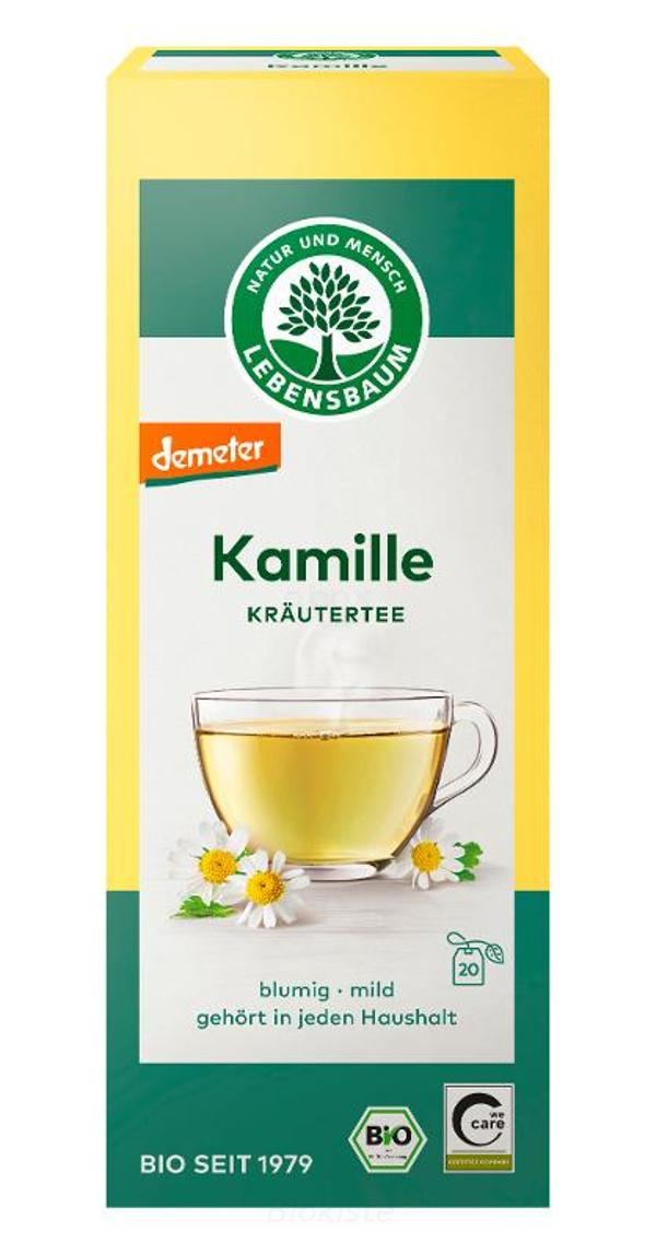 Produktfoto zu Kräutertee Kamille im Teebeutel