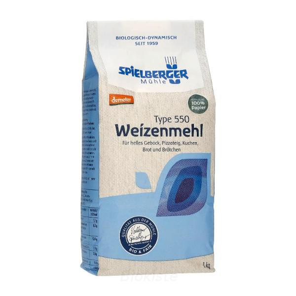 Produktfoto zu Weizenmehl 550 demeter