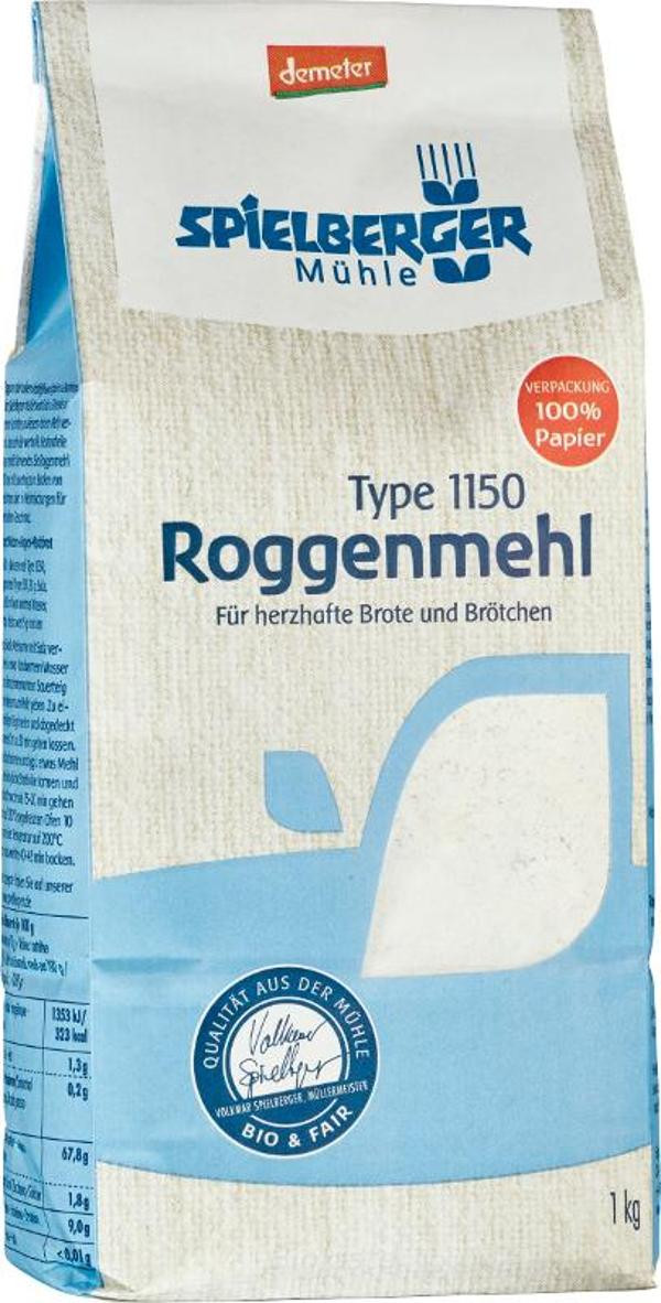 Produktfoto zu Roggenmehl demeter 1150