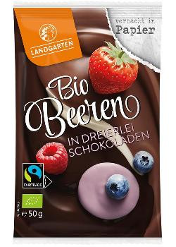 Produktfoto zu Beeren in dreierlei Schokolade