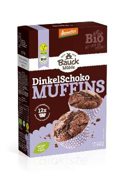 Produktfoto zu Dinkel Schoko Muffins Backmischung