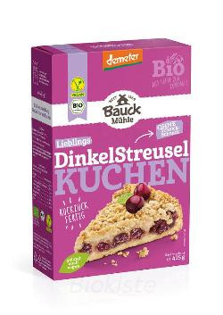 Produktfoto zu Dinkel Streuselkuchen Backmischung