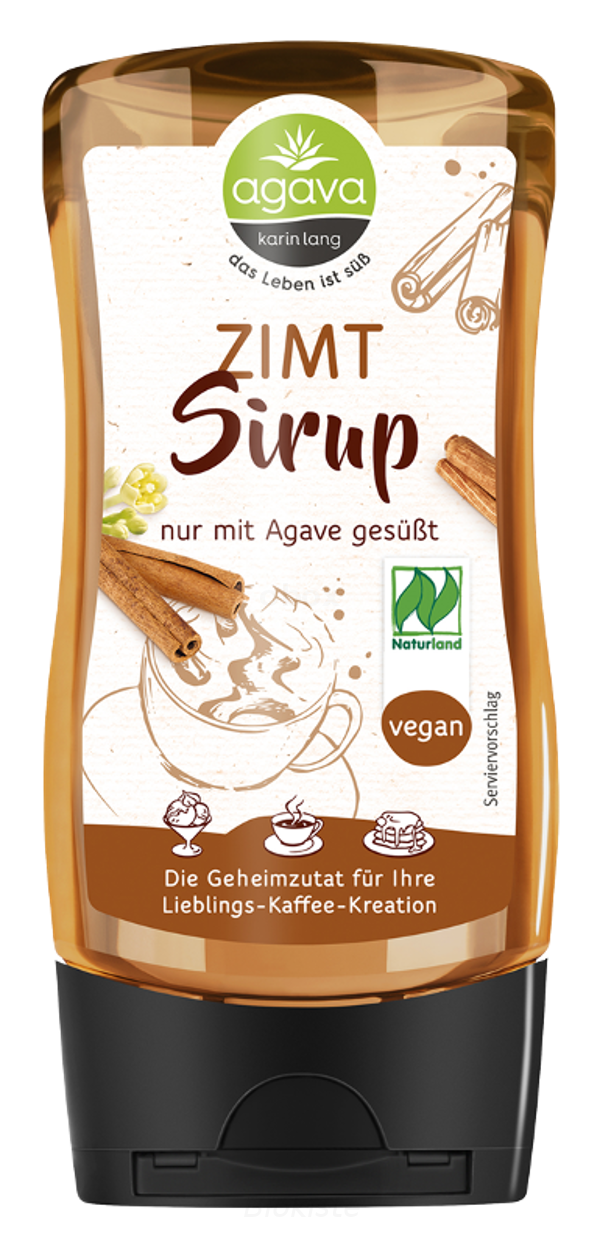 Produktfoto zu Zimtsirup agava 350g